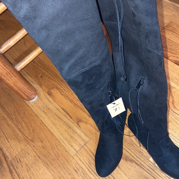 Women’s Mossimo Over-the-Knee Boots in Black - Picture 5 of 7